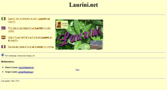 Desktop Screenshot of laurini.net